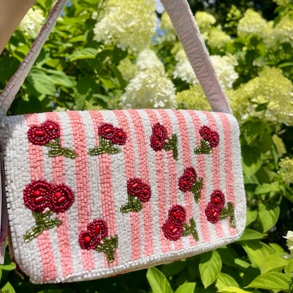 Brand New Viral Beaded Bag Cherry | Made in India - Picture 3 of 8